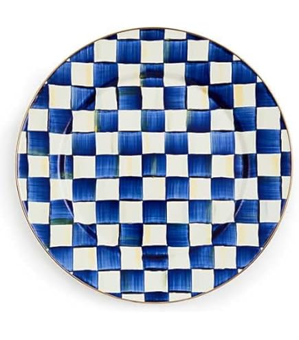 Amazon.com | MACKENZIE-CHILDS Enamel Dinner Plate, Decorative